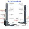4 T hefbrug semi-automatisch